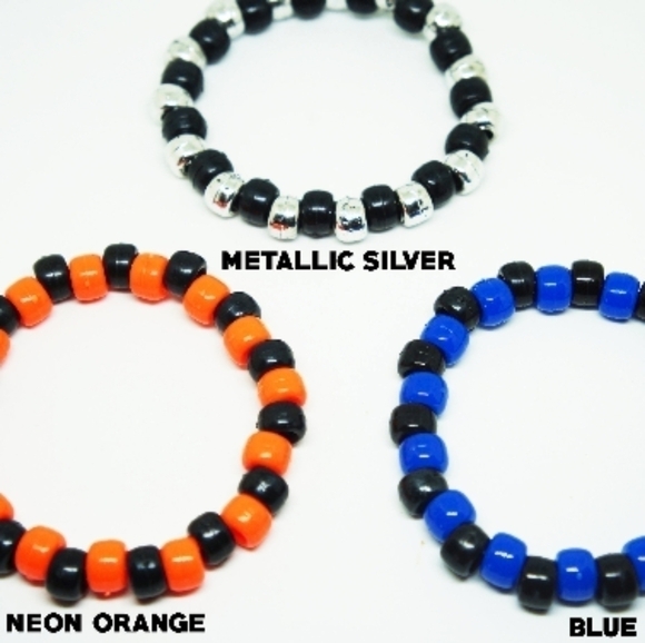 Bundle! Rave Kandi Single Beaded Bracelets in Multiple Colors - Picture 6 of 6
